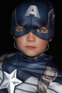 Noah as Captain America