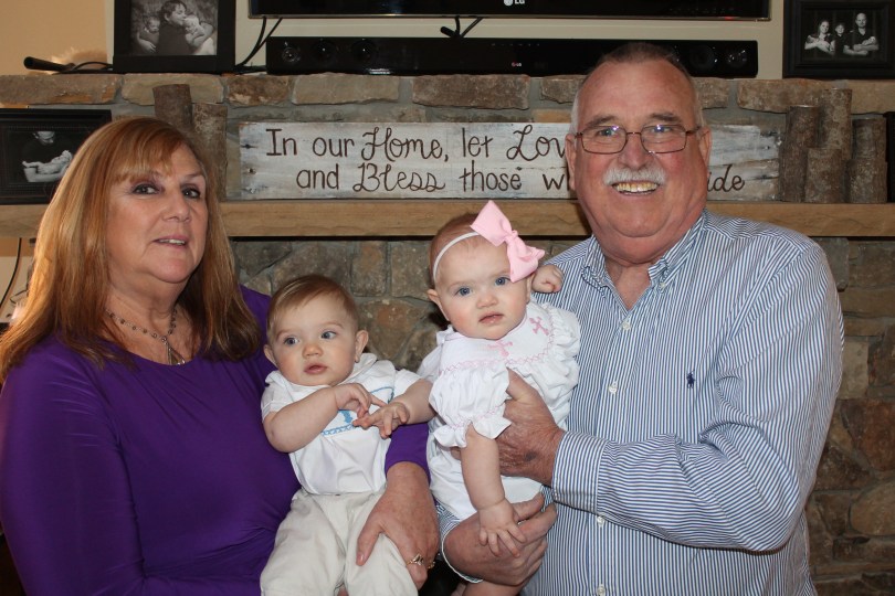 With Meema and PawPaw