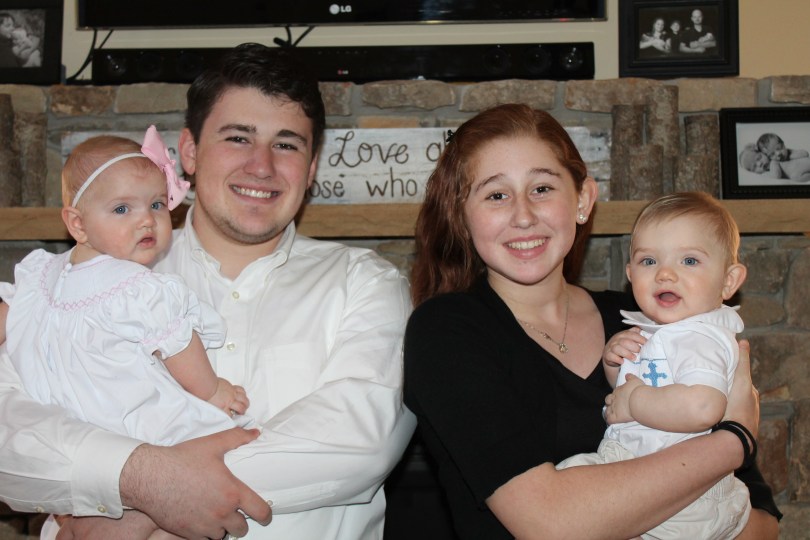 With Uncle Dalton and Aunt Savannah (Missed you, Uncle Chris!)